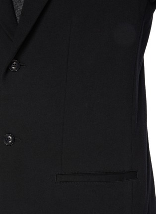  - Y'S - Asymmetrical Single Breasted Cotton Jersey Blazer
