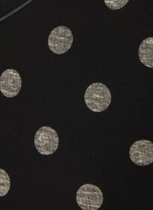  - Y'S - Polka Dot Long Sleeve Cotton T-Shirt