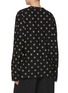Back View - Click To Enlarge - Y'S - Polka Dot Long Sleeve Cotton T-Shirt