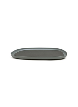 Main View - Click To Enlarge - GIOBAGNARA - X Kelly Wearstler Maris Medium Rectangular Aluminium Stacking Tray — Black