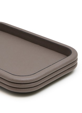 Detail View - Click To Enlarge - GIOBAGNARA - Scala Small Rectangular Tray — Smoke