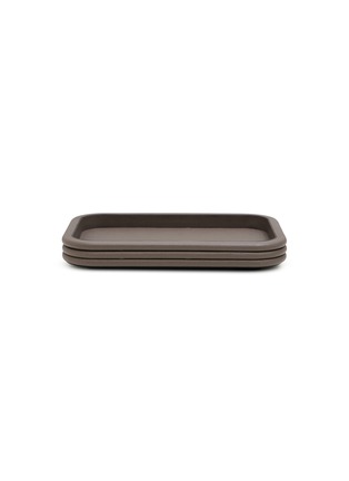 Main View - Click To Enlarge - GIOBAGNARA - Scala Small Rectangular Tray — Smoke