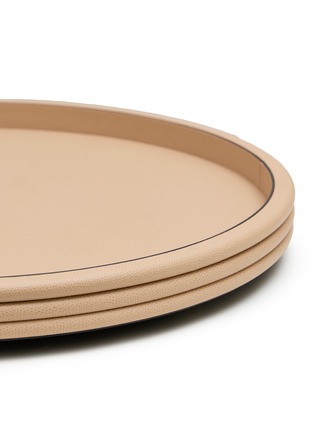 Detail View - Click To Enlarge - GIOBAGNARA - Scala Large Round Tray — Cappuccino
