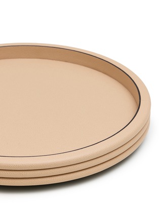 Detail View - Click To Enlarge - GIOBAGNARA - Scala Medium Round Tray — Cappuccino