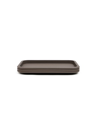 Main View - Click To Enlarge - GIOBAGNARA - Scala Medium Rectangular Tray — Smoke