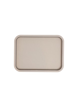 Detail View - Click To Enlarge - GIOBAGNARA - Scala Medium Rectangular Tray — Stone