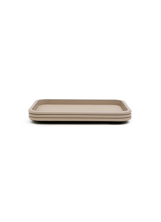 Main View - Click To Enlarge - GIOBAGNARA - Scala Medium Rectangular Tray — Stone