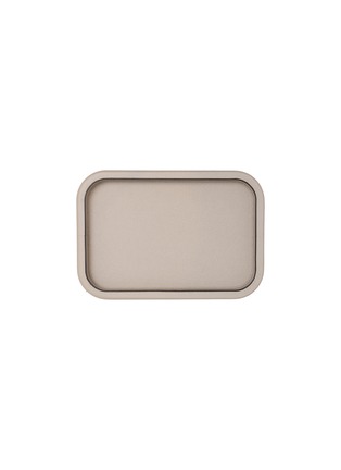 Detail View - Click To Enlarge - GIOBAGNARA - Scala Small Rectangular Tray — Stone