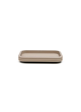 Main View - Click To Enlarge - GIOBAGNARA - Scala Small Rectangular Tray — Stone