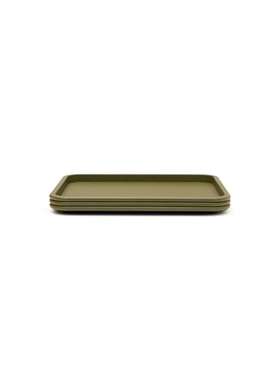 Main View - Click To Enlarge - GIOBAGNARA - Scala Large Rectangular Tray — Olive Green