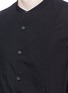 Detail View - Click To Enlarge - ZIGGY CHEN - Mandarin collar bib front shirt