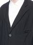 Detail View - Click To Enlarge - ZIGGY CHEN - Patchwork linen coat