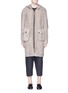 Main View - Click To Enlarge - ZIGGY CHEN - Vest overlay hooded parka