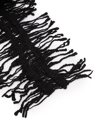 Detail View - Click To Enlarge - ANN DEMEULEMEESTER - Pollux Fringed Wool Scarf
