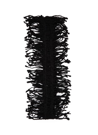 Main View - Click To Enlarge - ANN DEMEULEMEESTER - Pollux Fringed Wool Scarf