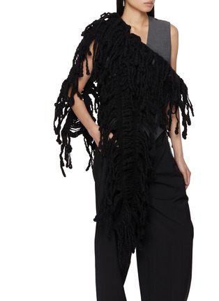 Figure View - Click To Enlarge - ANN DEMEULEMEESTER - Pollux Fringed Wool Scarf