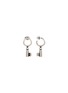 Main View - Click To Enlarge - ANN DEMEULEMEESTER - Foka Key Silver Earrings