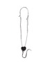 Main View - Click To Enlarge - ANN DEMEULEMEESTER - Leather Bag Pendant Silver Necklace