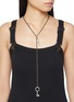 Front View - Click To Enlarge - ANN DEMEULEMEESTER - Pama Keys Silver Necklace
