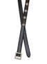 Detail View - Click To Enlarge - ANN DEMEULEMEESTER - Luen Stud Oily Calf Leather Belt