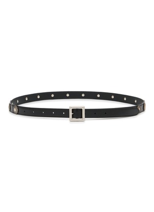 Main View - Click To Enlarge - ANN DEMEULEMEESTER - Luen Stud Oily Calf Leather Belt