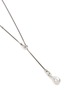 Detail View - Click To Enlarge - ANN DEMEULEMEESTER - Tinne Silver Pearl Necklace