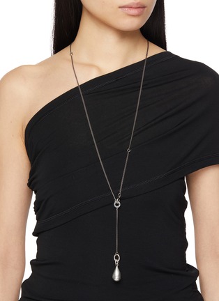 Front View - Click To Enlarge - ANN DEMEULEMEESTER - Tinne Silver Pearl Necklace