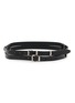 Main View - Click To Enlarge - ANN DEMEULEMEESTER - Reka Double Strap Stud Oily Calf Leather Belt