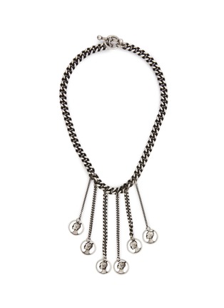 Main View - Click To Enlarge - ANN DEMEULEMEESTER - Tala Coin Signet Silver Necklace