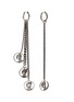 Main View - Click To Enlarge - ANN DEMEULEMEESTER - Ebby Coin Signet Silver Earrings