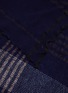 Detail View - Click To Enlarge - YS ACCESSORIES - Plaid Wool Blend Frill Scarf