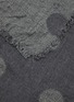 Detail View - Click To Enlarge - YS ACCESSORIES - Reversible Polka Dot Wool Scarf