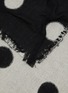 Detail View - Click To Enlarge - YS ACCESSORIES - Reversible Polka Dot Wool Scarf