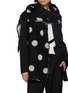Figure View - Click To Enlarge - YS ACCESSORIES - Reversible Polka Dot Wool Scarf