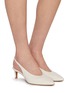 Figure View - Click To Enlarge - EQUIL - Alexandria 50 Leather Slingback Pumps