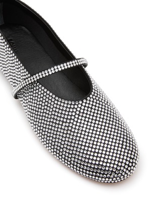 Detail View - Click To Enlarge - EQUIL - Vienna Satin Rhinestone Mary Jane Flats
