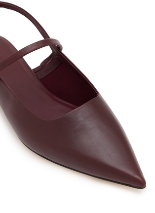 Detail View - Click To Enlarge - EQUIL - Glasgow Single Band Leather Slingback Flats