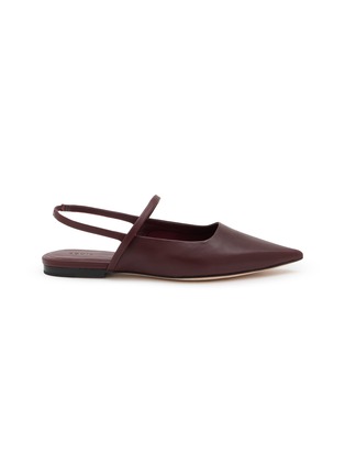 Main View - Click To Enlarge - EQUIL - Glasgow Single Band Leather Slingback Flats