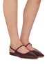 Figure View - Click To Enlarge - EQUIL - Glasgow Single Band Leather Slingback Flats
