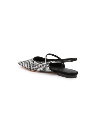  - EQUIL - Glasglow Suede Rhinestone Slingback Flats