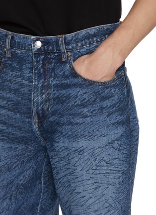  - ALEXANDERWANG - Relaxed Fit Graffiti Print Denim Jeans