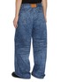 Back View - Click To Enlarge - ALEXANDERWANG - Relaxed Fit Graffiti Print Denim Jeans