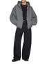 Figure View - Click To Enlarge - ALEXANDERWANG - Star Puff Logo Oversized Hoodie