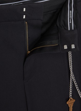  - ALEXANDERWANG - Chain Detail Tailored Cotton Pants