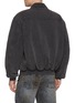 Back View - Click To Enlarge - ALEXANDERWANG - Washed Zip Up Cotton Moto Jacket