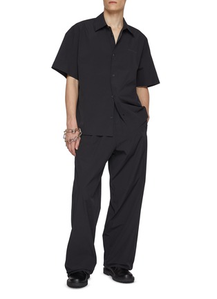 Figure View - Click To Enlarge - ALEXANDERWANG - Perforated Logo Tech Shirt