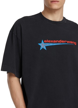  - ALEXANDERWANG - Star Logo Cotton Jersey T-Shirt