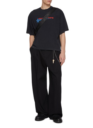 Figure View - Click To Enlarge - ALEXANDERWANG - Star Logo Cotton Jersey T-Shirt
