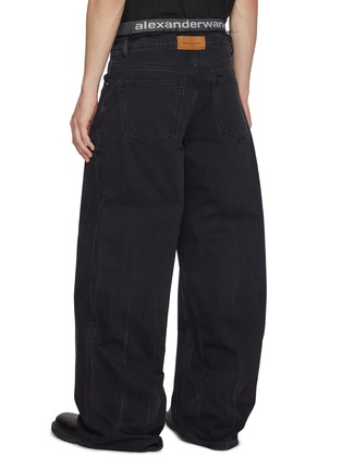 Back View - Click To Enlarge - ALEXANDERWANG - Pre-Styled Dark Wash Jeans