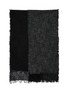 DISCORD YOHJI YAMAMOTO ACCESSORIES Textured Fringed Wool Scarf